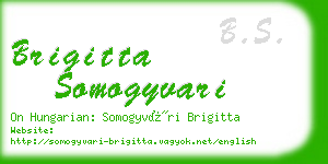 brigitta somogyvari business card